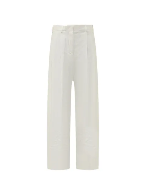 A Paper Kid pleated linen-trousers