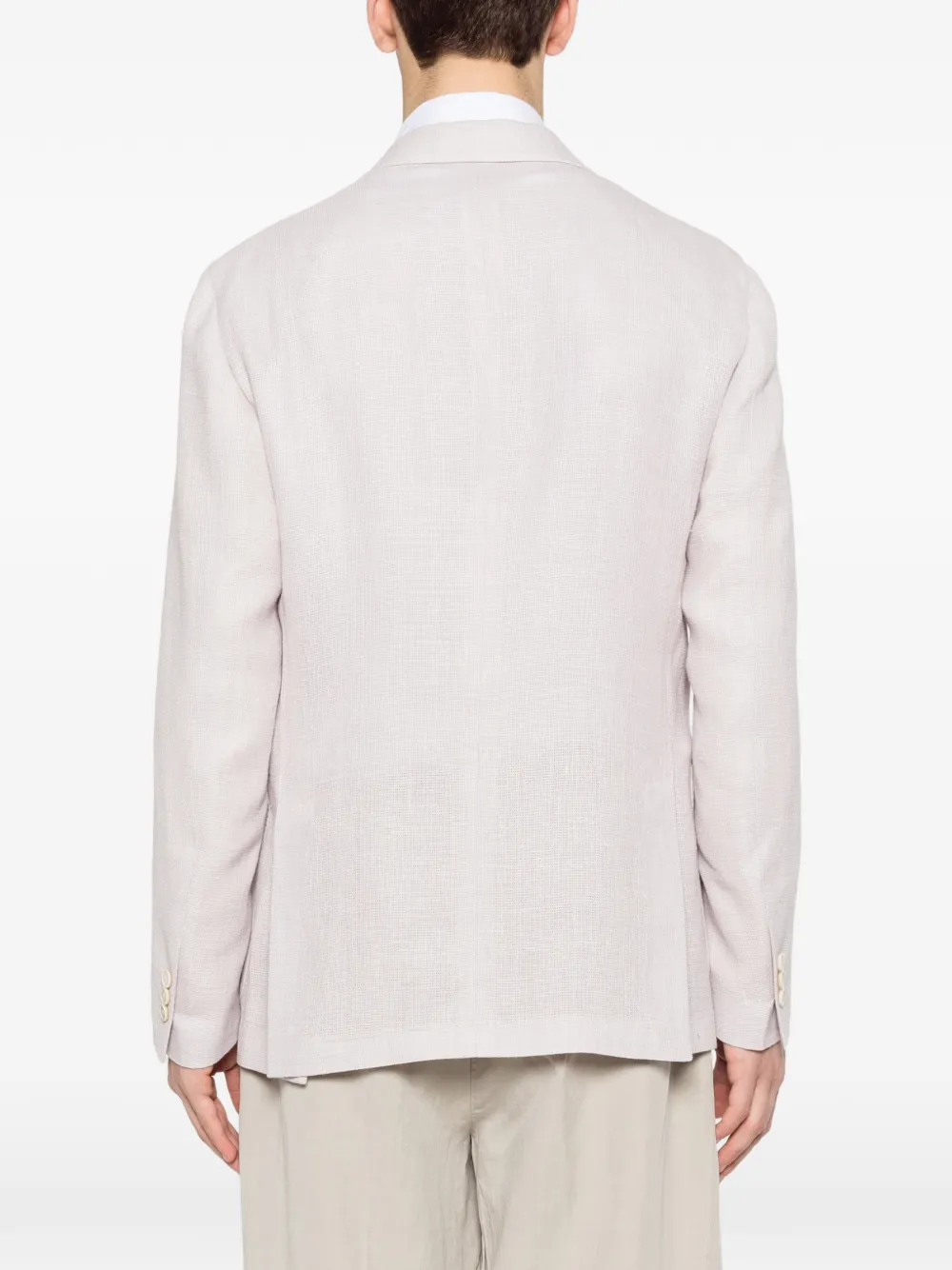 Lardini Blazer met opgestikte zak Paars