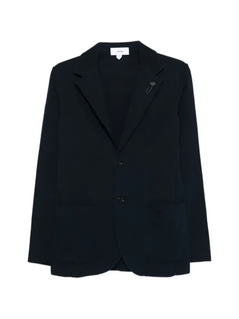 Lardini brooch knit blazer