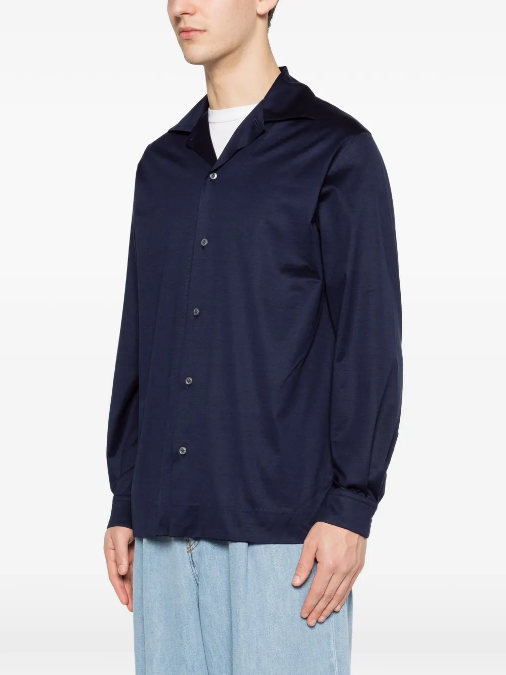 Lardini Buttoned Shirt - Blue 