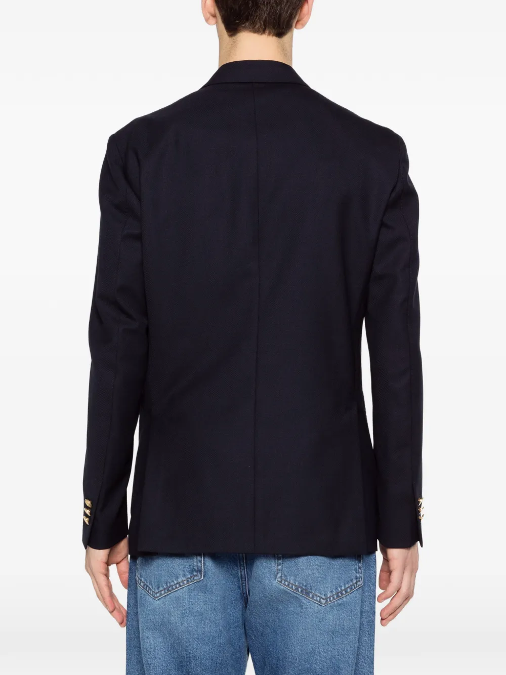 Lardini Blazer met dubbele rij knopen Zwart
