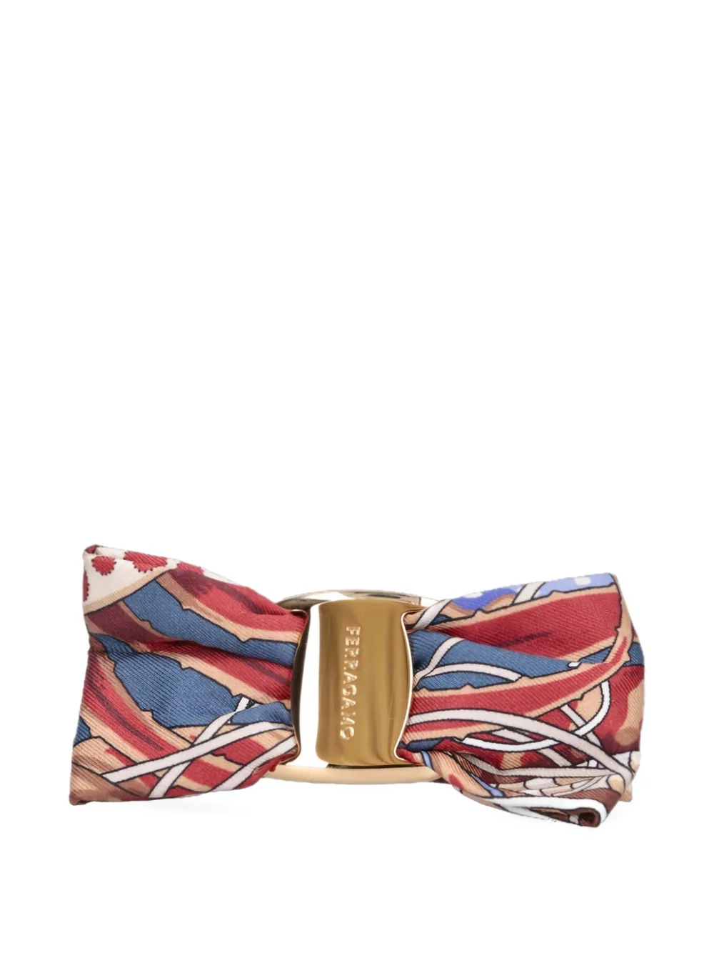 Ferragamo bow hair clip - Rosso