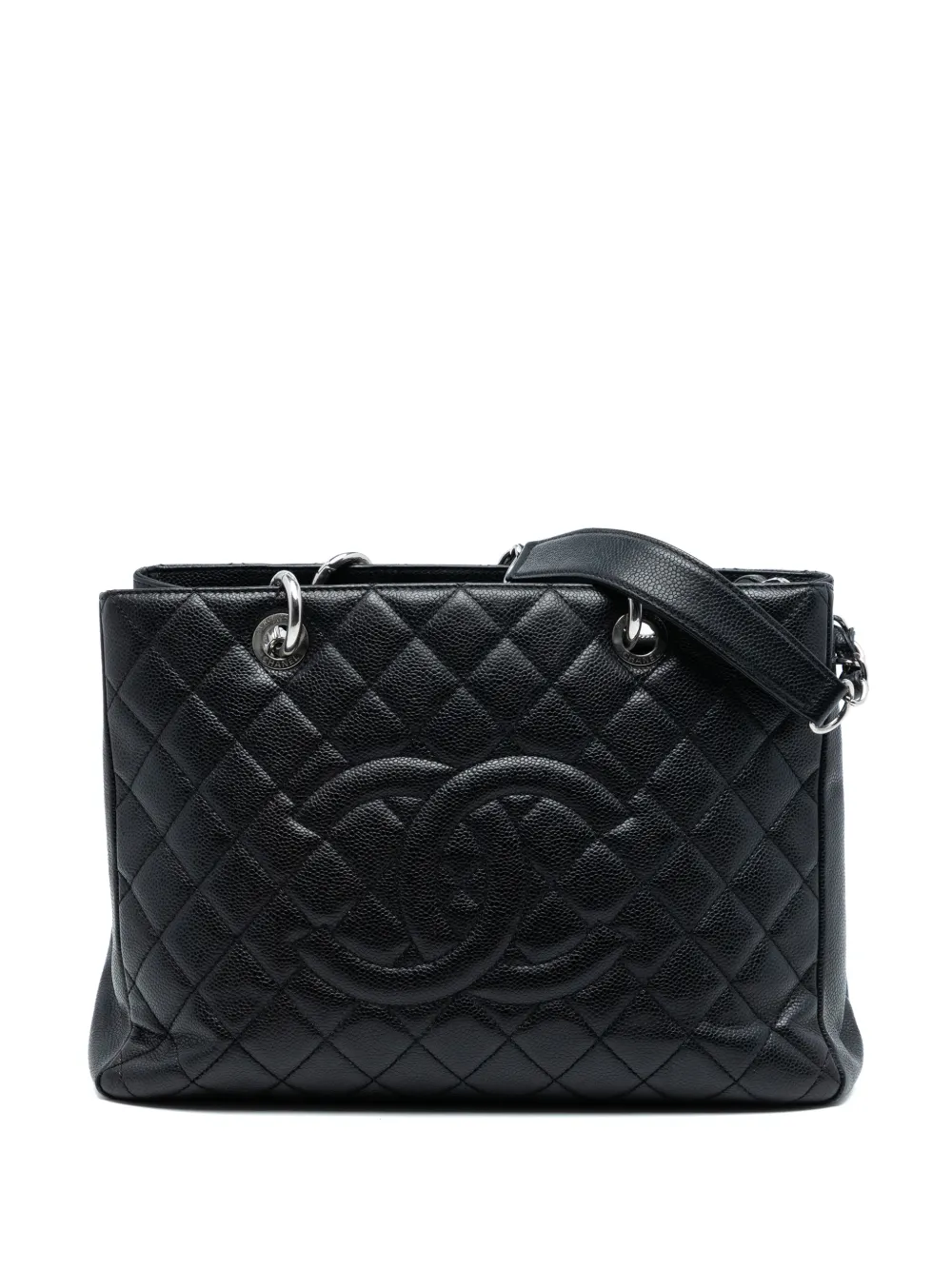 CHANEL Pre-Owned Borsa tote Grand Shopping in pelle Caviar 2011 - Nero