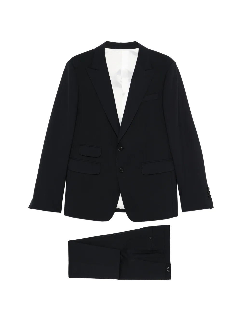 DSQUARED2 notched lapel two-piece suit - Blu