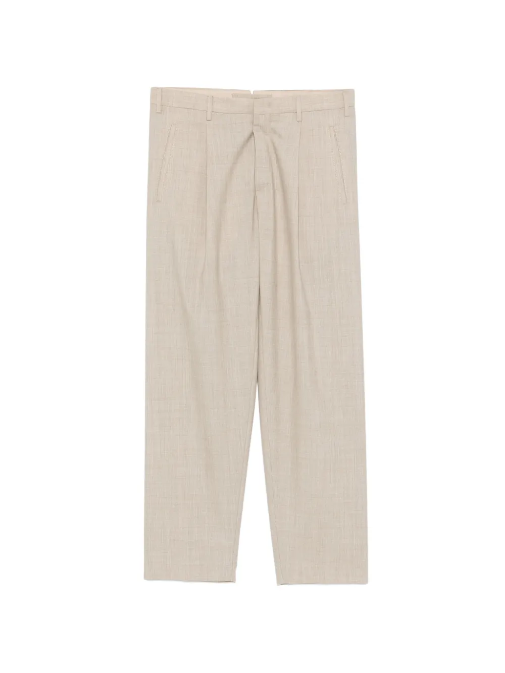 Incotex pleated trousers - Marrone