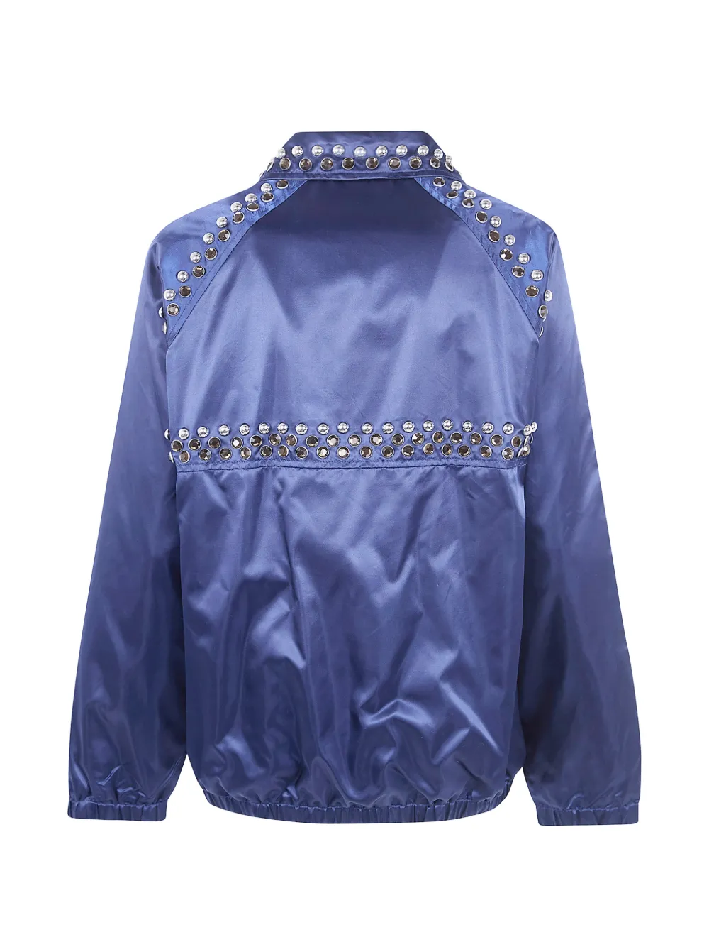  P.a.r.o.s.h. Embellished Collar Jacket - Blue 
