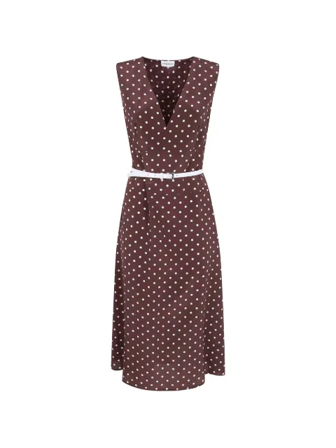 P.A.R.O.S.H. polka-dot day dress