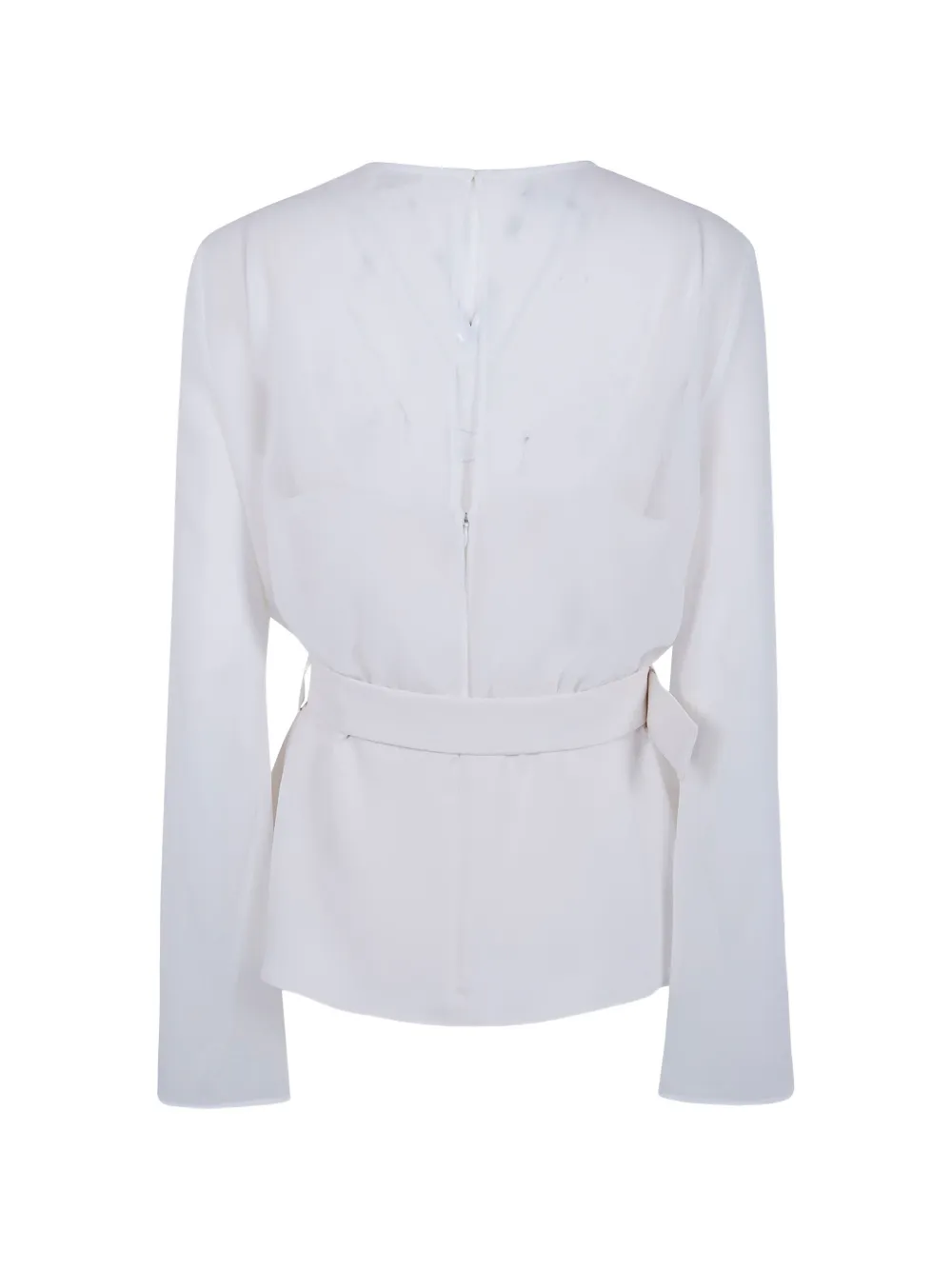  P.a.r.o.s.h. Belted Blouse - White 