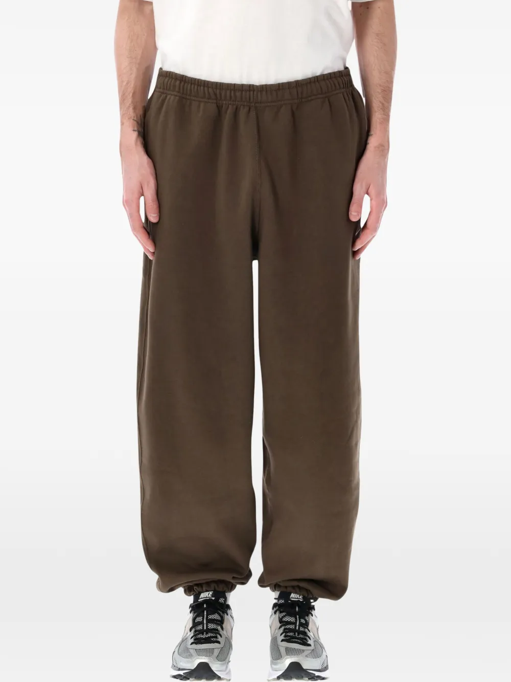 Nike Solo Swoosh track pants - Marrone