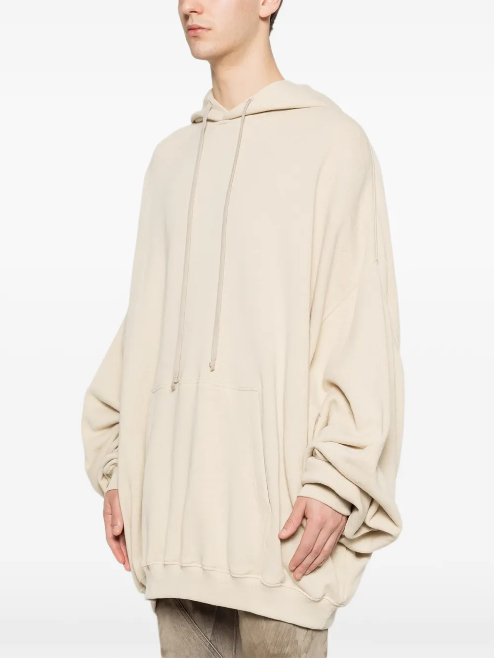  Rick Owens Pouch-pocket Oversized Hoodie - Neutrals 