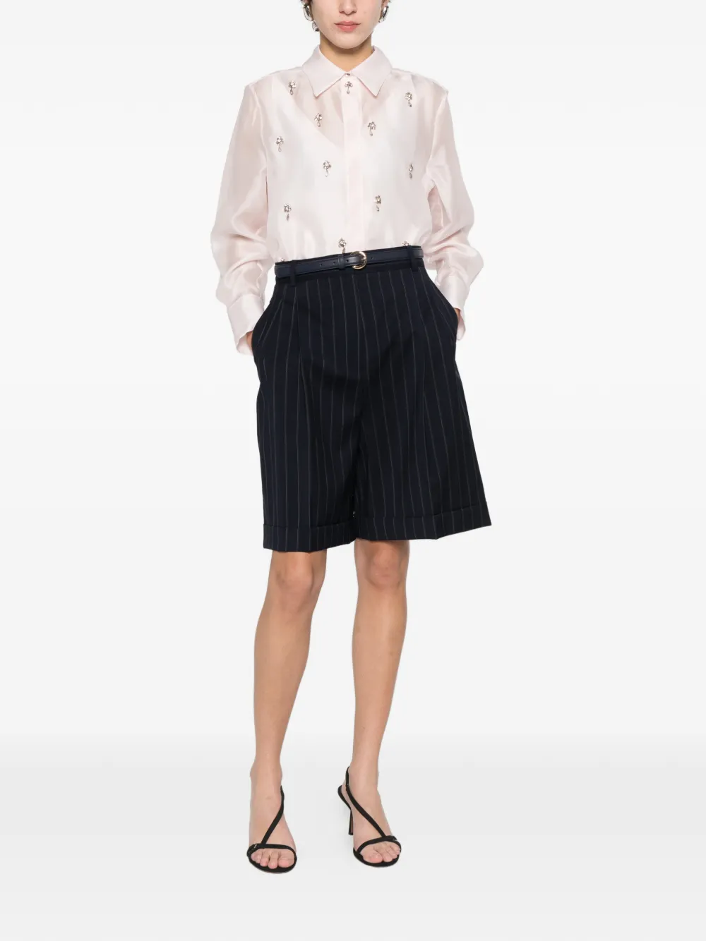 Mstere Pinstripe Shorts