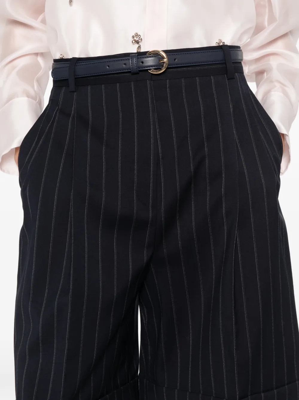 Mstere Pinstripe Shorts