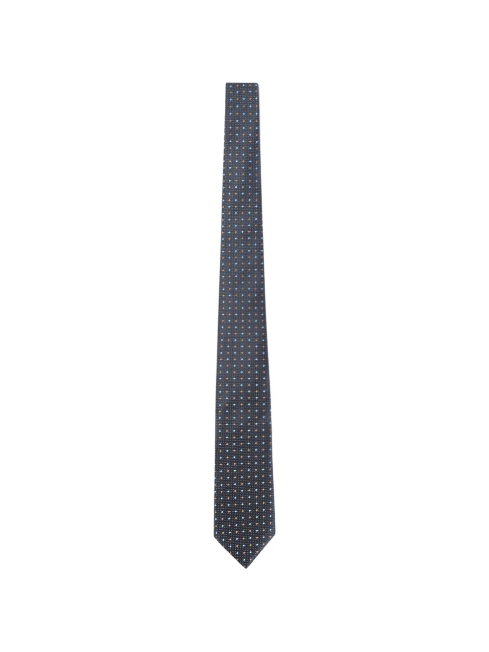 Giorgio Armani polka dot tie - Blu