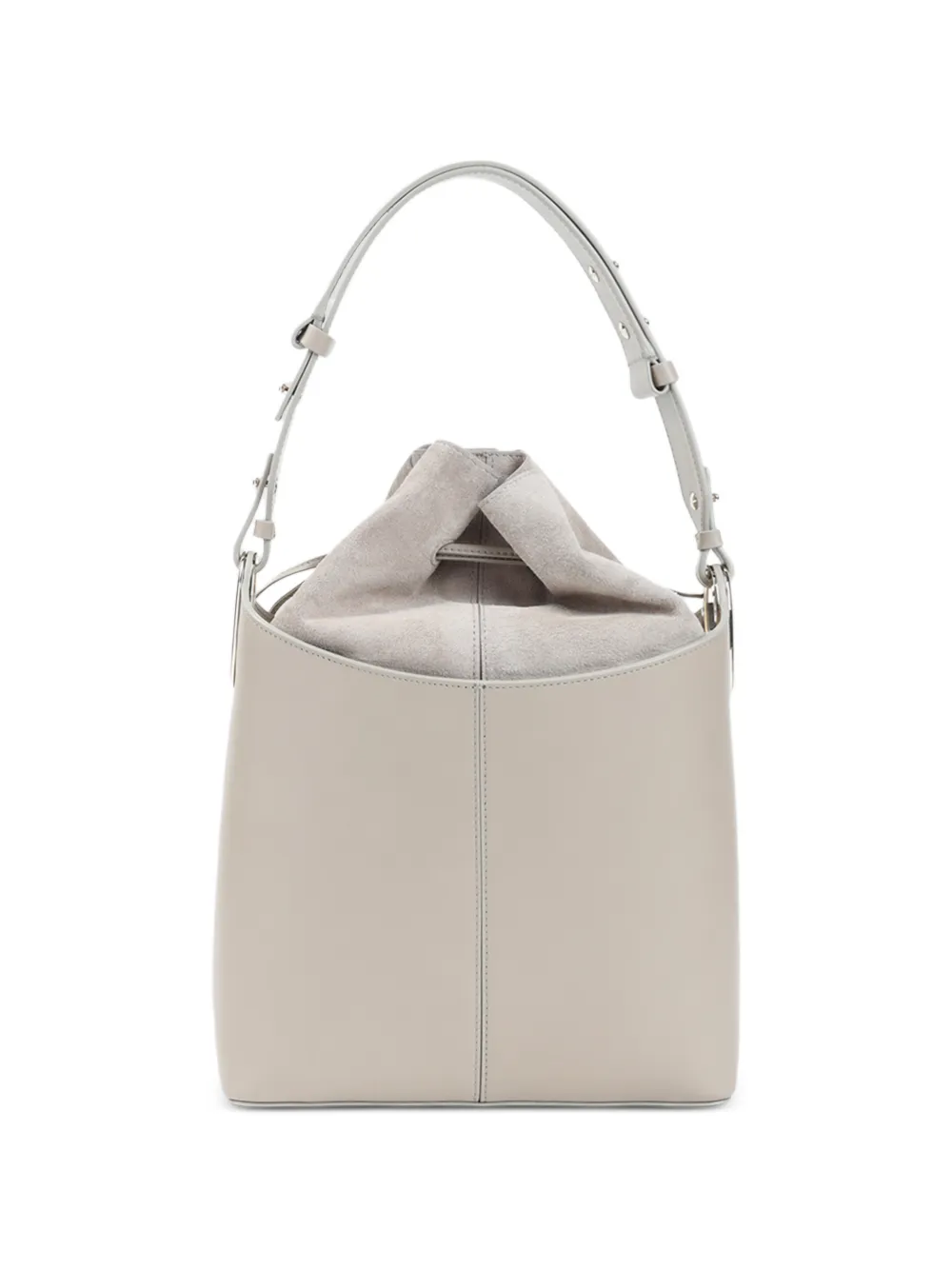 logo-detail drawstring bucket bag