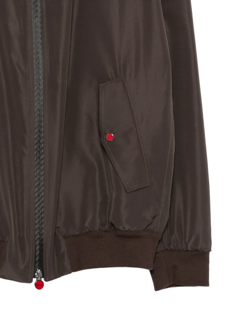  Kiton Zip-fastening Bomber Jacket - Brown 
