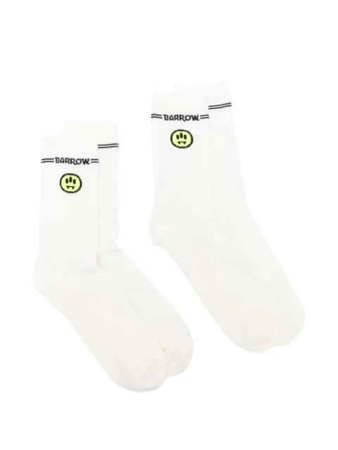BARROW smiley graphic socks