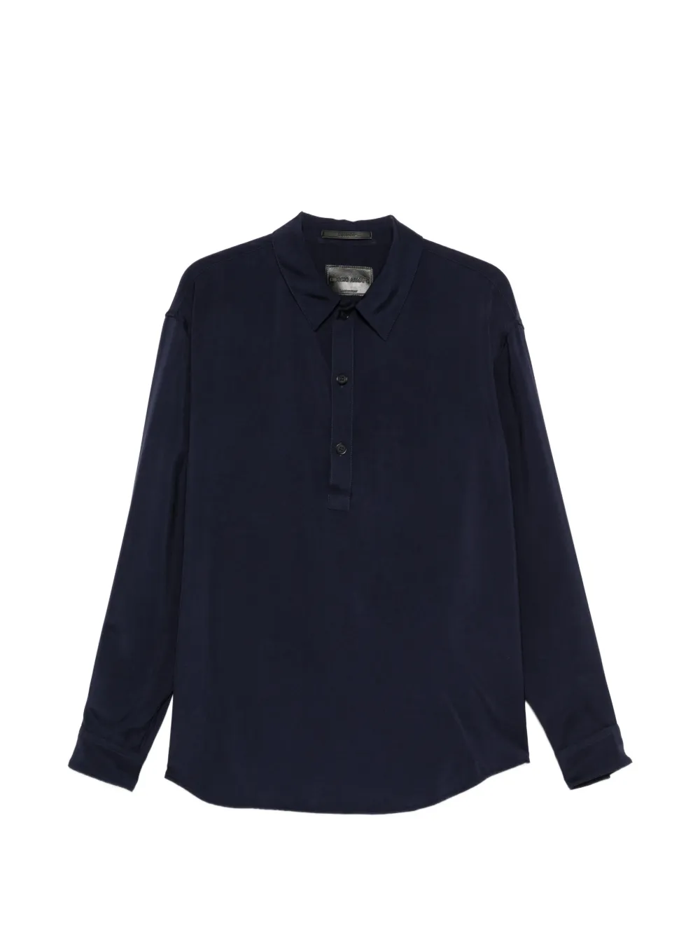 Giorgio Armani buttoned polo shirt - Blau