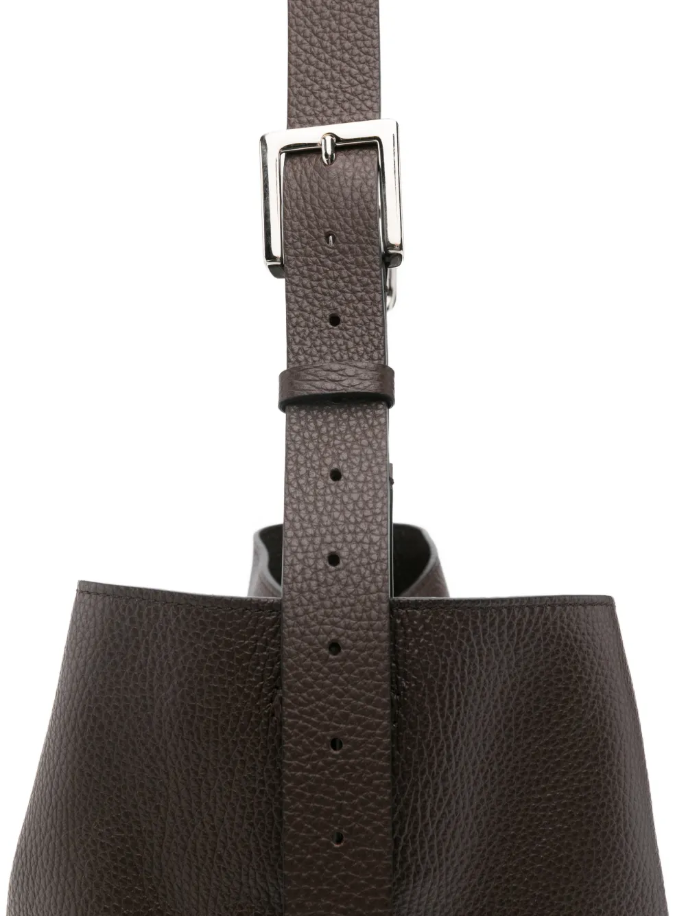 P.A.R.O.S.H. Leren shopper Bruin