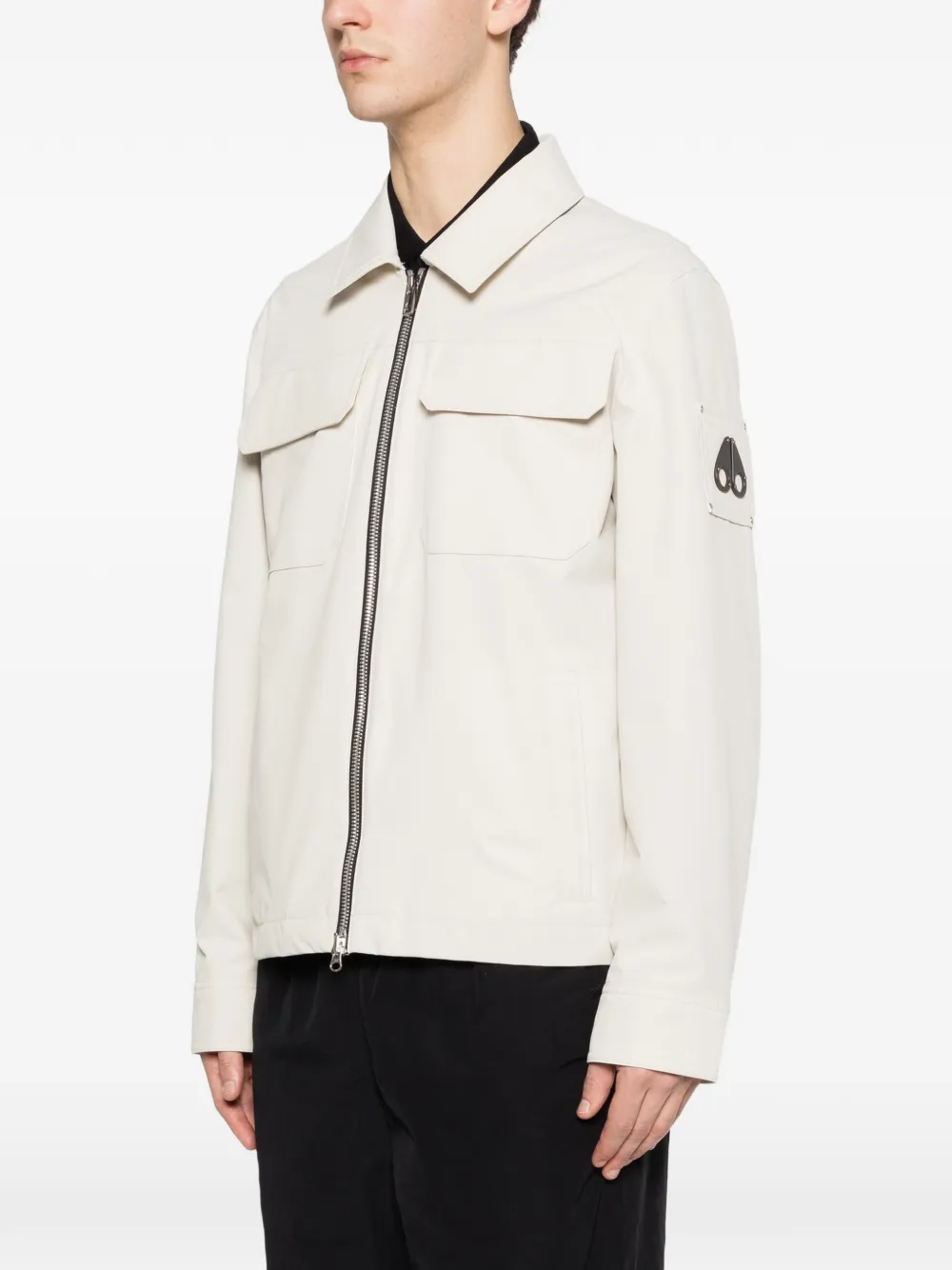  Moose Knuckles Flap-pocket Zip Jacket - Neutrals 