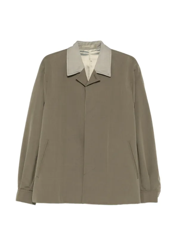 OUR LEGACY Pack Contrast-collar Jacket in Green