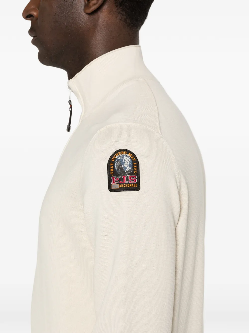 Parajumpers Trui met rits en hoge hals Beige
