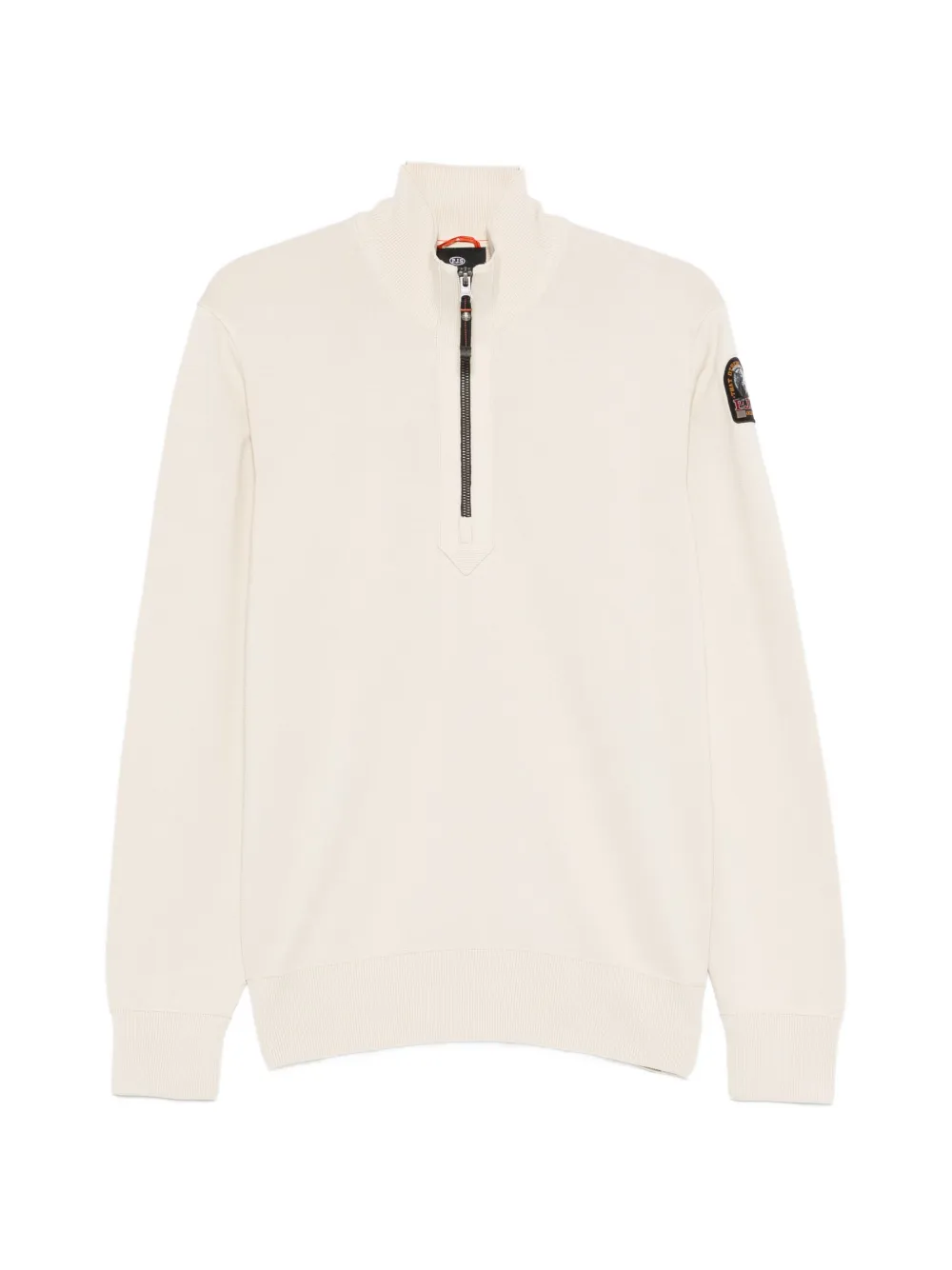 Parajumpers zip mock-neck sweater - Toni neutri