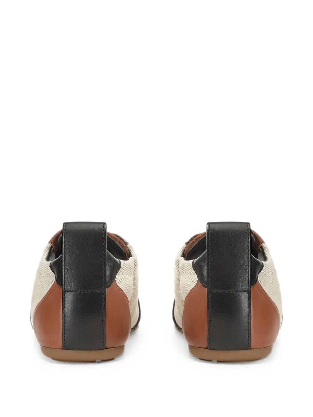 Sergio Rossi Sr Rush panelled sneakers Beige
