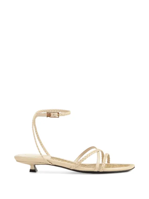 Sergio Rossi Sandalen mit Flechtmuster
