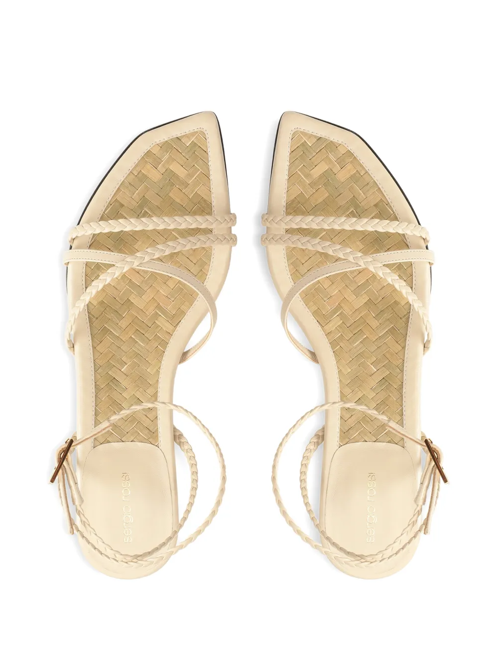 Sergio Rossi Braid sandalen Beige
