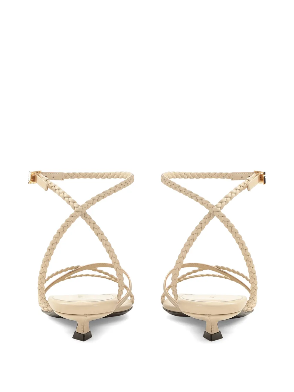 Sergio Rossi Braid sandalen Beige