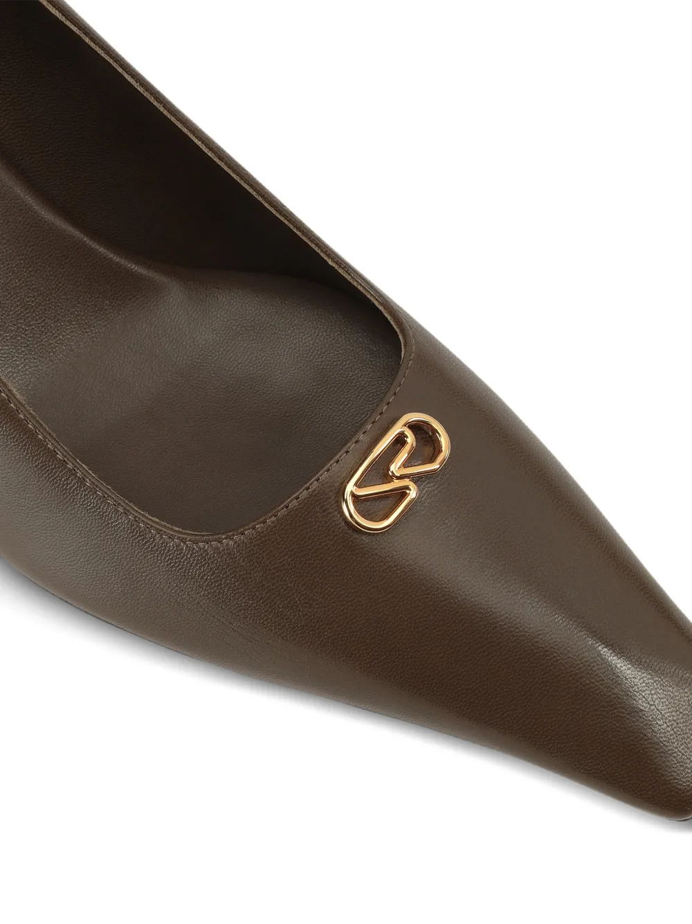 Sergio Rossi Surge pumps met logo Bruin