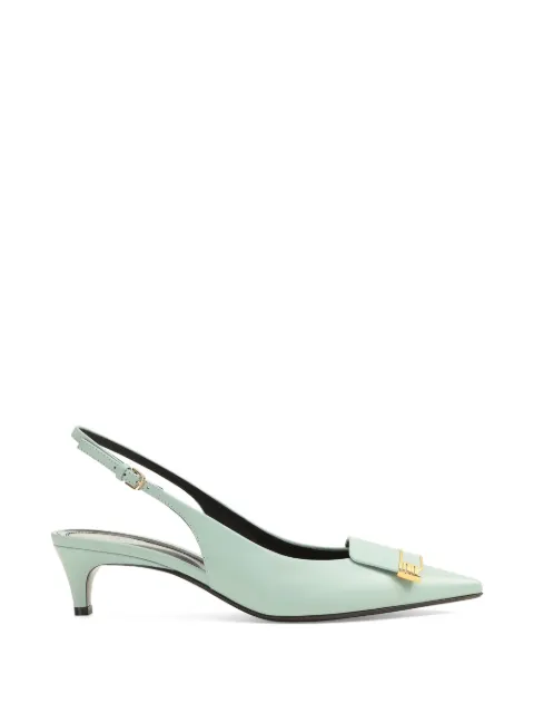 Sergio Rossi logo-plaque point-toe pumps