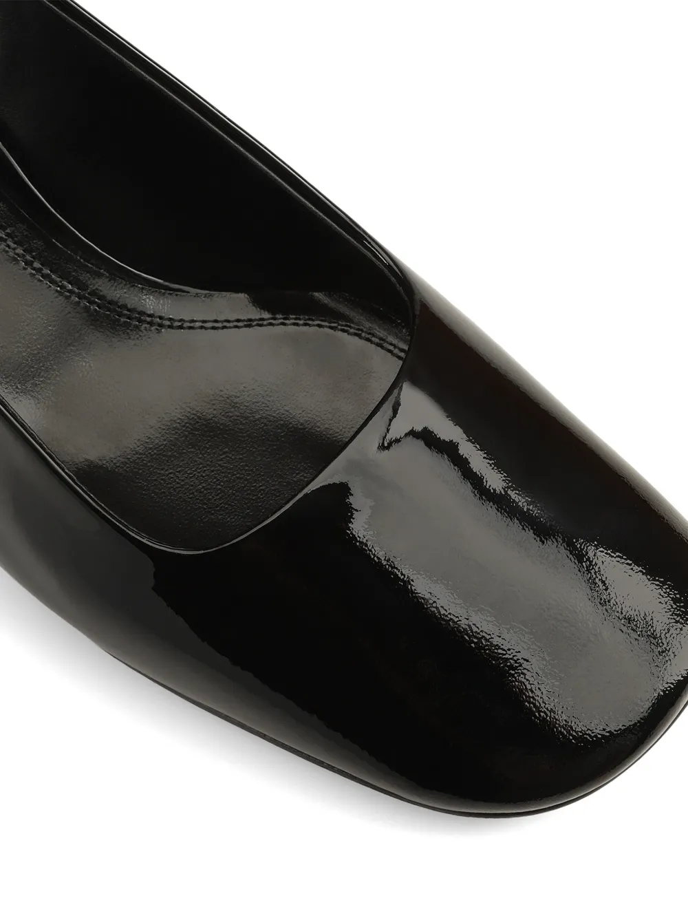 Sergio Rossi Convex leren sandalen Zwart