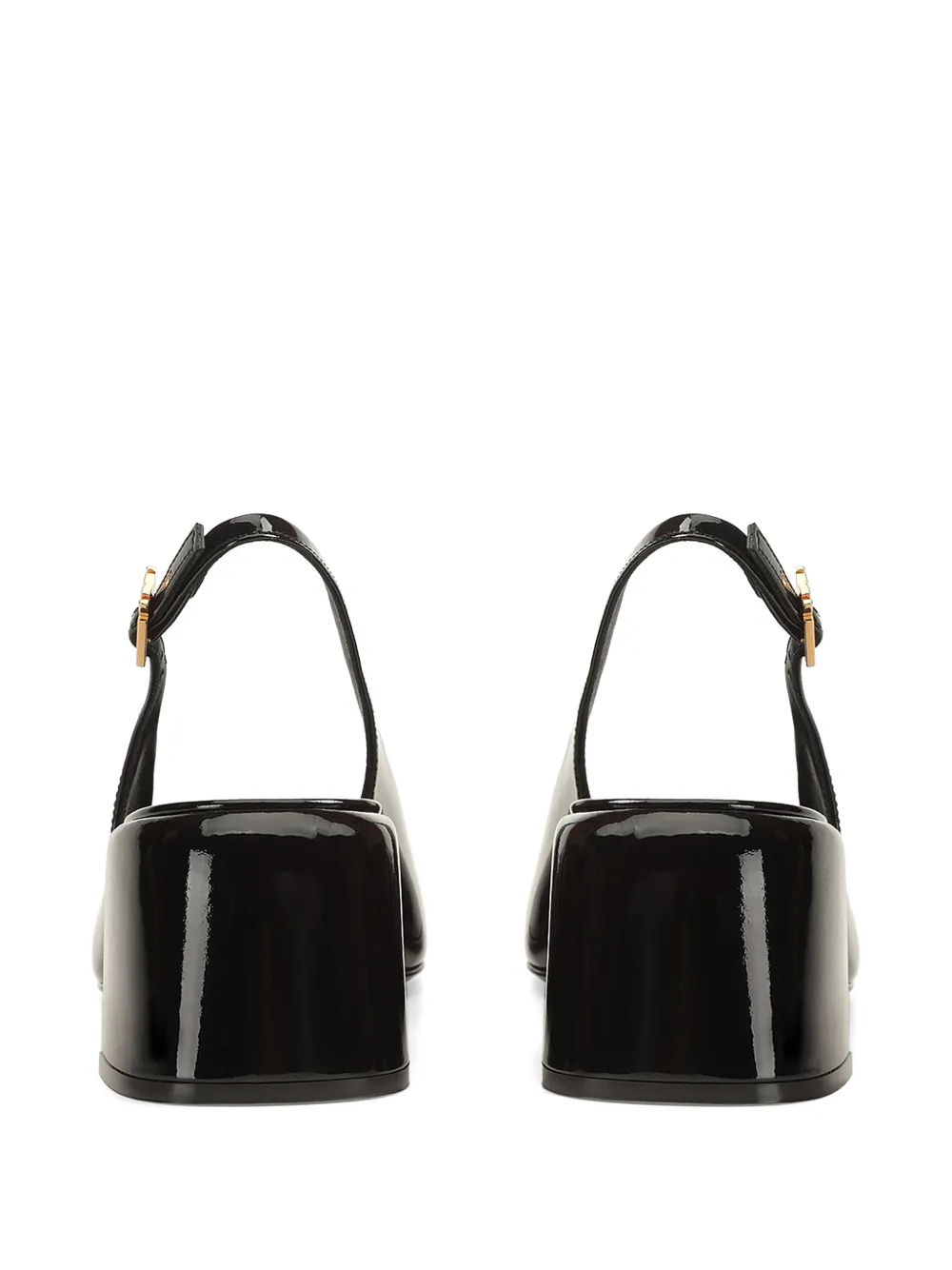 Sergio Rossi Convex leren sandalen Zwart