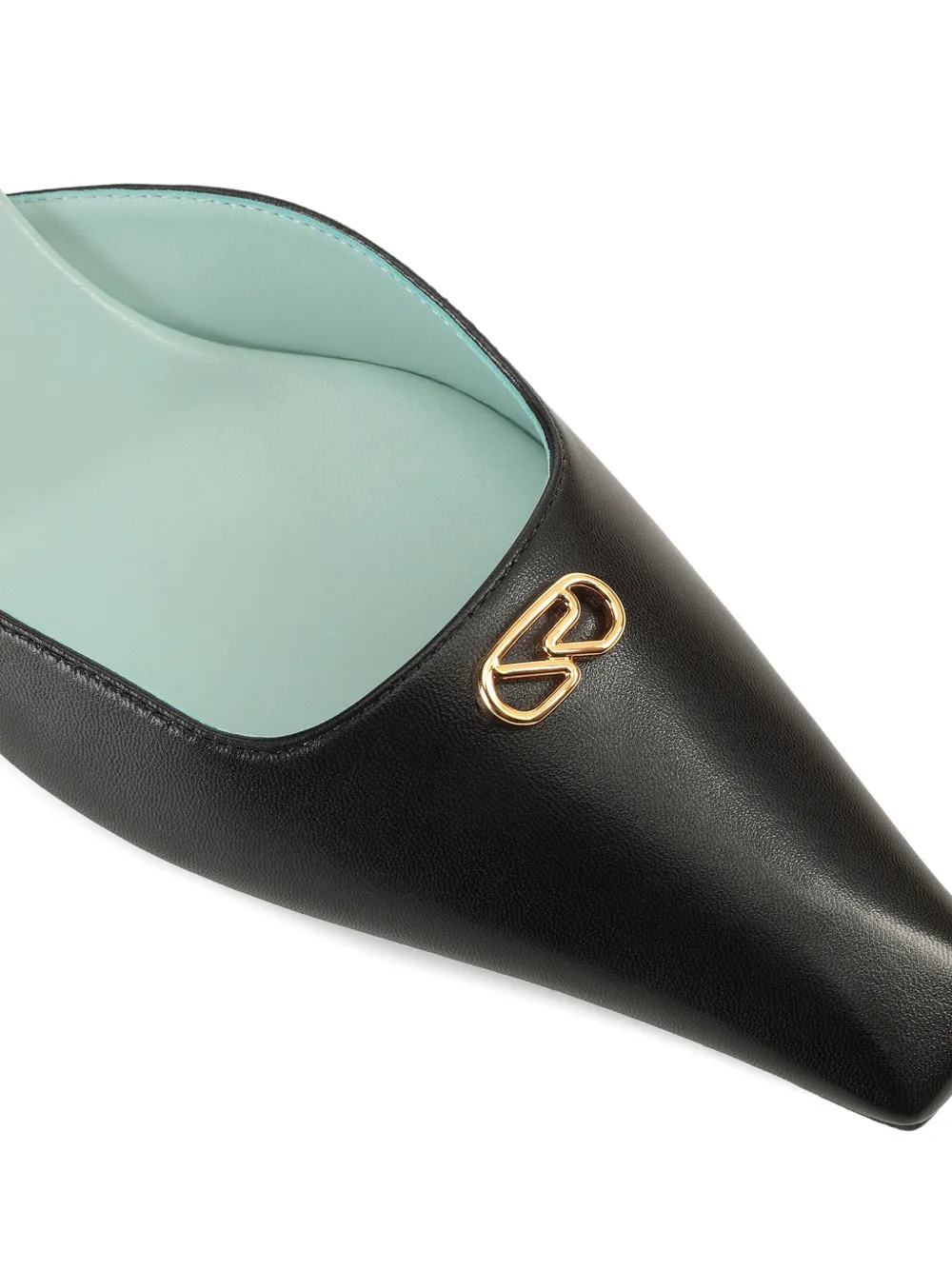 Sergio Rossi Surge pumps met enkelbandje en logo-detail Zwart