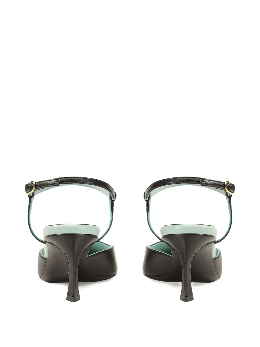 Sergio Rossi Surge pumps met enkelbandje en logo-detail Zwart