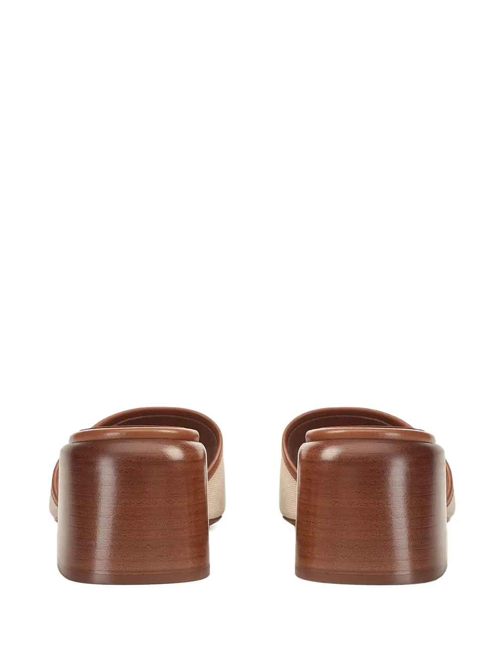 Sergio Rossi Surge sandalen met logopatch Beige