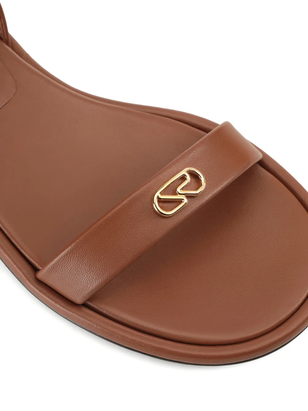 Sergio Rossi Surge sandalen met enkelbandje en logodetail Bruin