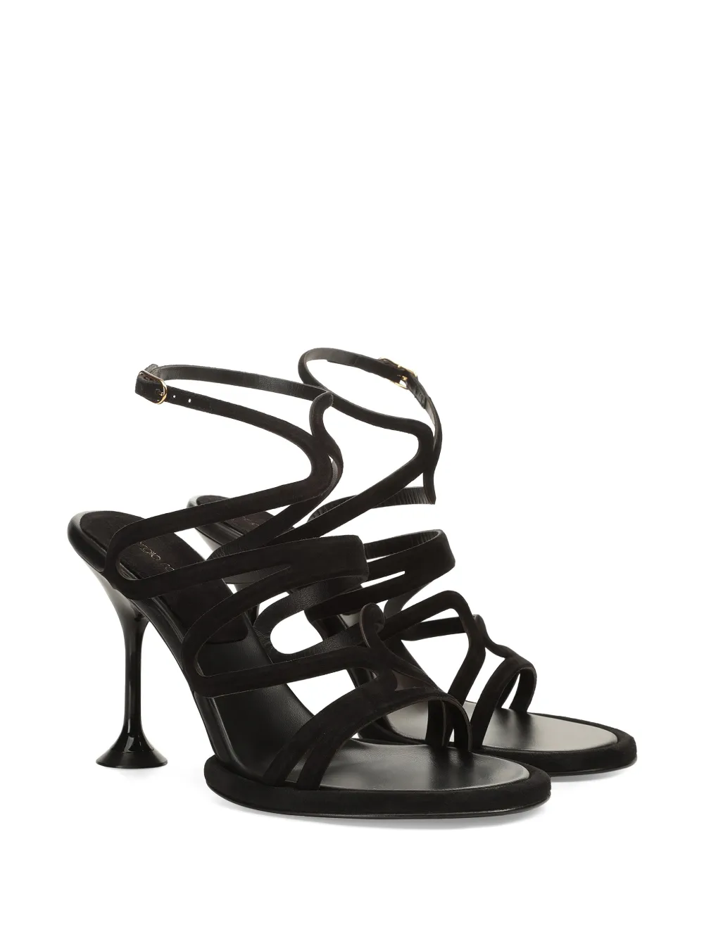 Sergio Rossi Sonic sandalen Zwart