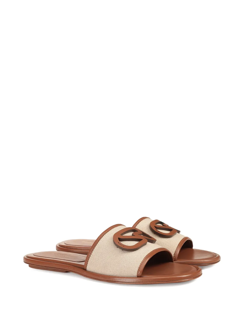 Sergio Rossi Surge sandalen met logodetail Beige