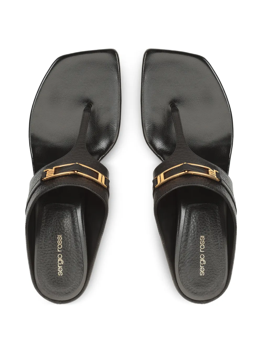 Sergio Rossi Bitt sandalen Zwart