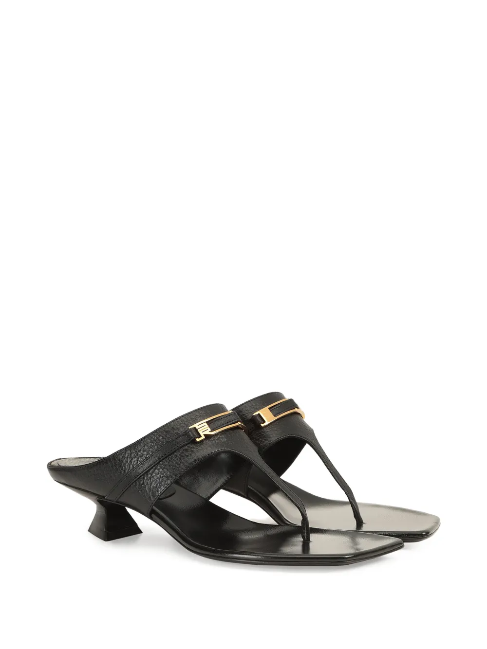 Sergio Rossi Bitt sandalen Zwart