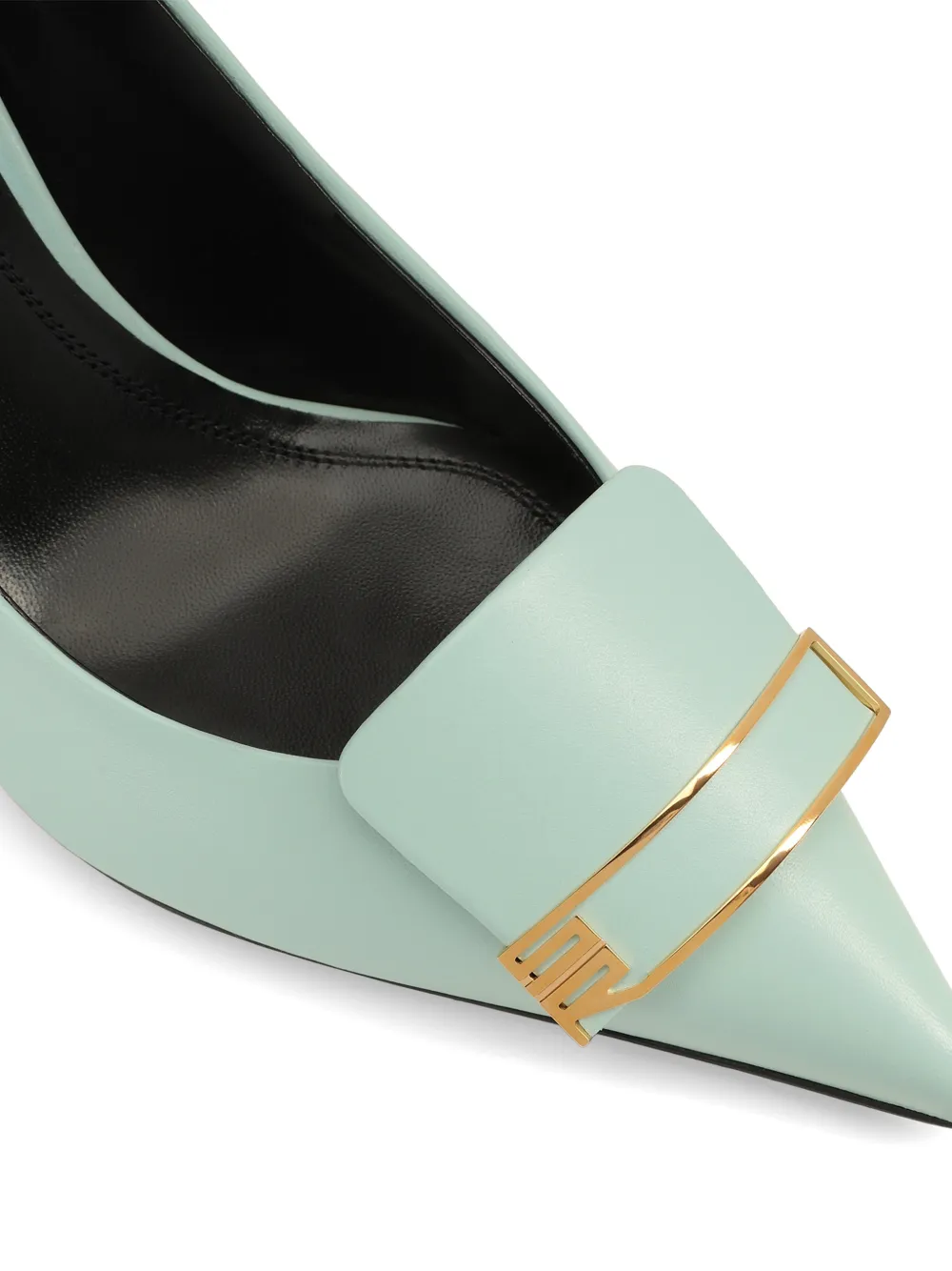 Sergio Rossi Pumps met spitse neus Groen