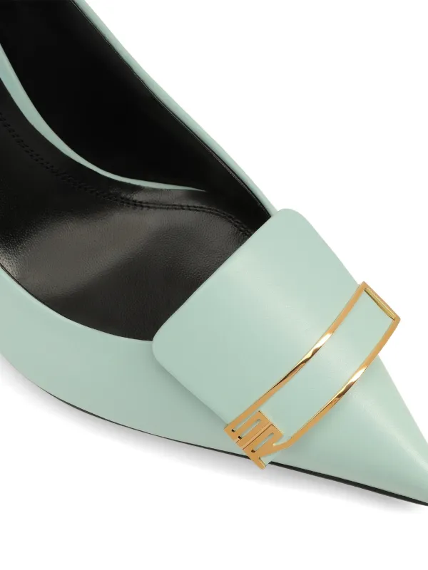 Sergio Rossi ポインテッドトゥ パンプス 35.5 Sergio Rossi ポインテッドトゥ パンプス | グリーン | FARFETCH JP