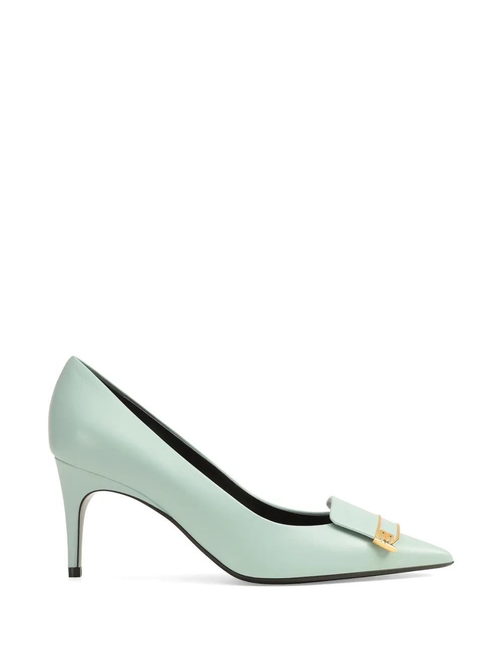 Sergio Rossi Pumps met spitse neus Groen