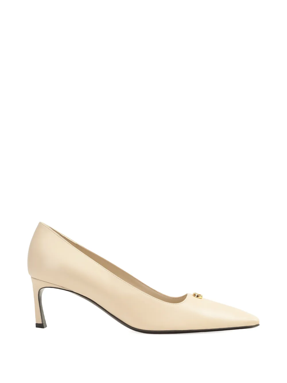 Sergio Rossi Surge pumps met logoplakkaat Beige