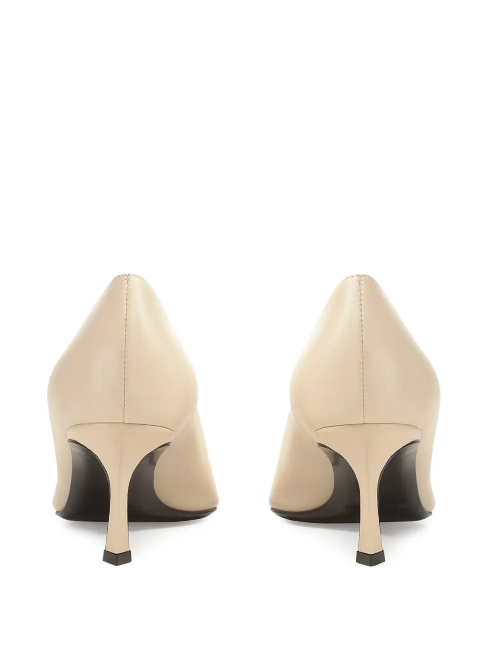 Sergio Rossi Surge pumps met logoplakkaat Beige