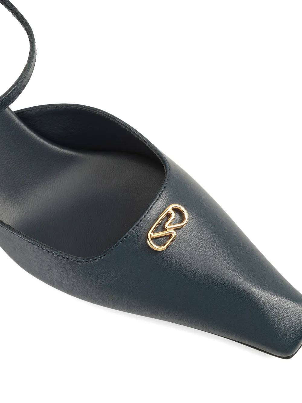Sergio Rossi Surge pumps met logoplakkaat Blauw