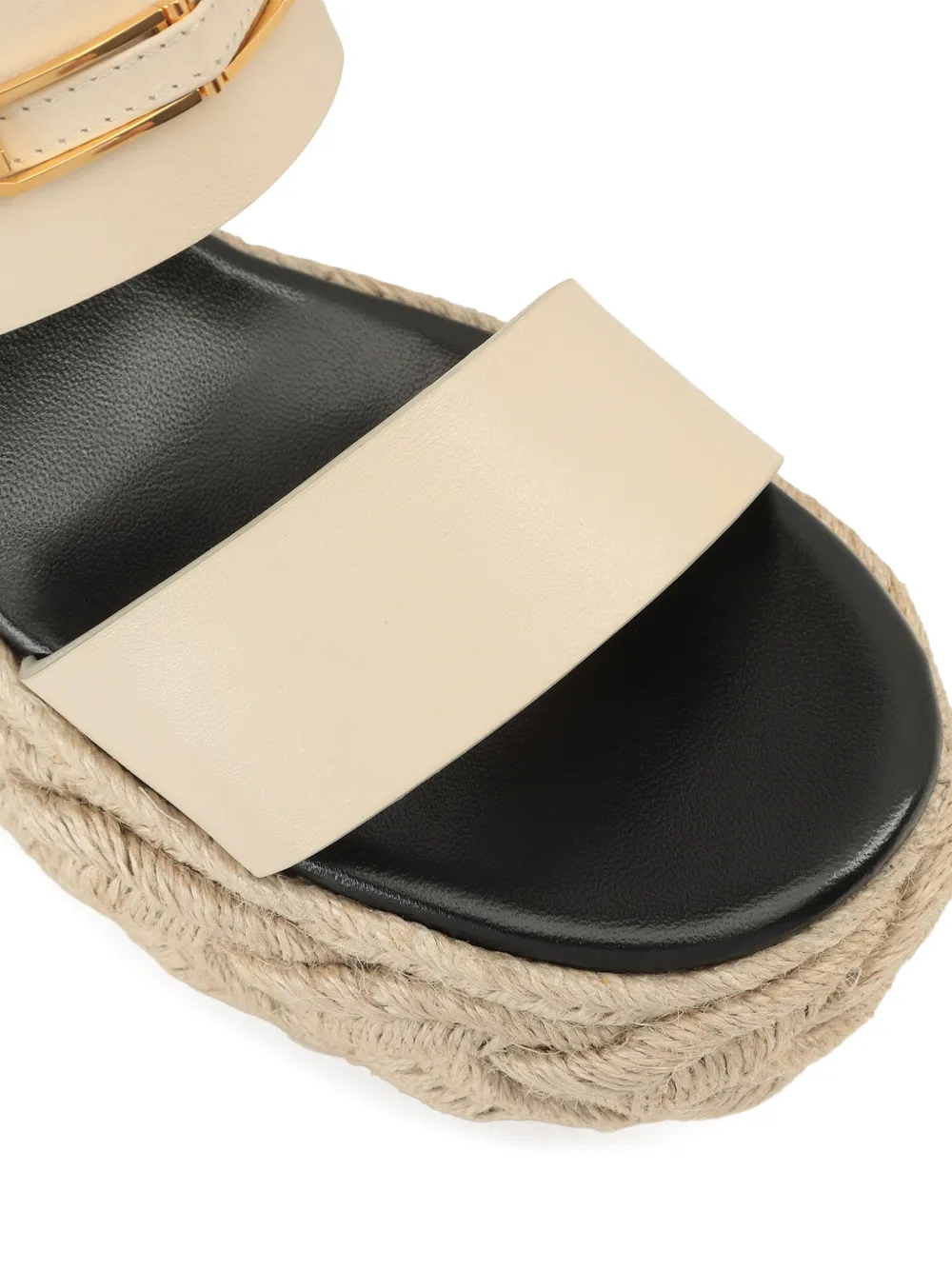 Sergio Rossi Bitt sandalen met gesp Beige