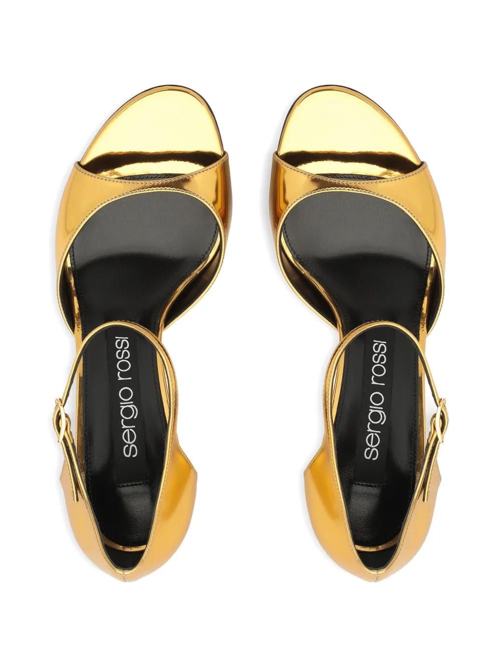 Sergio Rossi Godiva sandalen Goud
